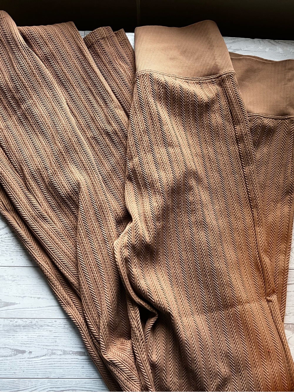 Women’s  Ribbed Knit Pants - Brown Victoria secret